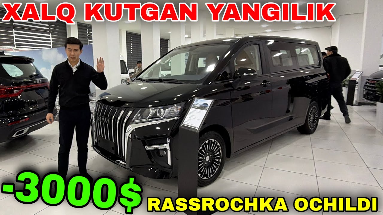 AVTOSALONDAN KATTA YANGILIK ENDI HAMMASI KATTA CHEGIRMADA VA RASSROCHKAGA