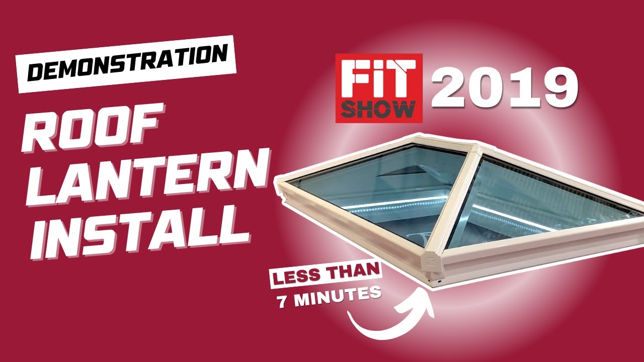 The FITShow NEC Birmingham - Korniche Roof Lantern Demonstration Build