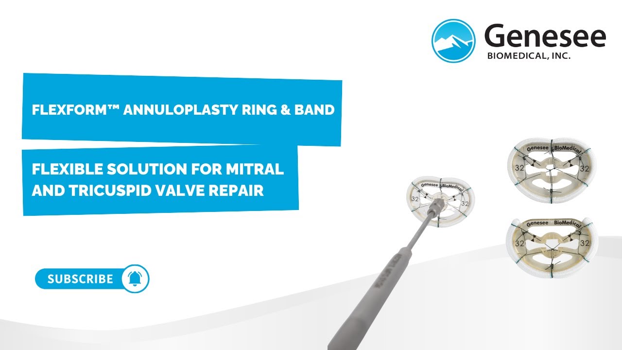 FlexForm™ Annuloplasty Ring & Band by Genesee BioMedical | Flexible for Mitral & Tricuspid Repair