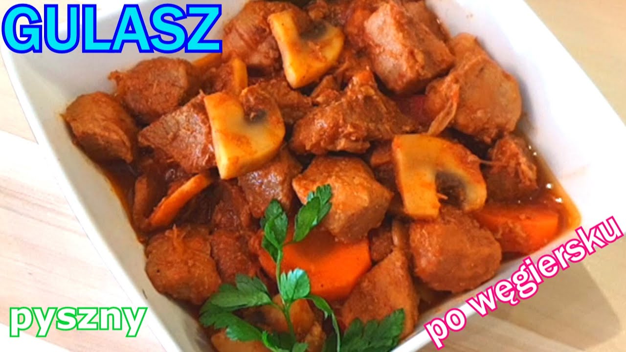 Idealny mięciutki gulasz wieprzowy po węgiersku, bez mąki 👌 pyszne i łatwe danie obiadowe 👍