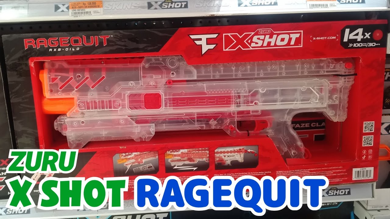 ZURU X SHOT RAGEQUIT - REVIEW MAINAN TEMBAK TEMBAKAN - ULTIMATE TOYS