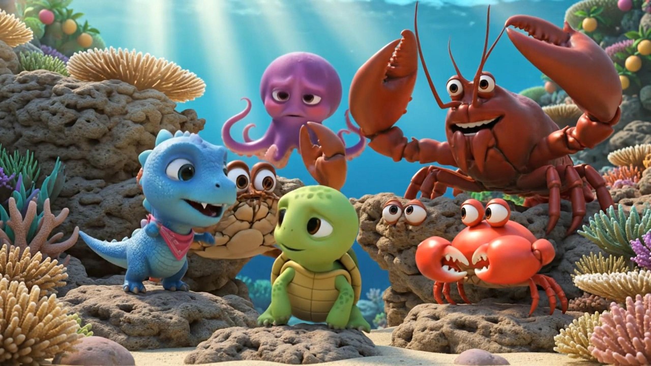Tiny, Dino & Crab: A Journey to Rescue the Legendary Coral Reef