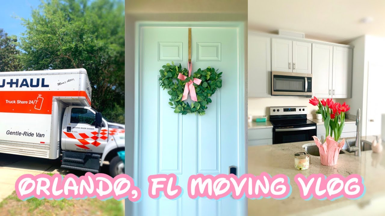 Move with us to Disney! Orlando, FL moving vlog ✨🏰 | house tour🏡