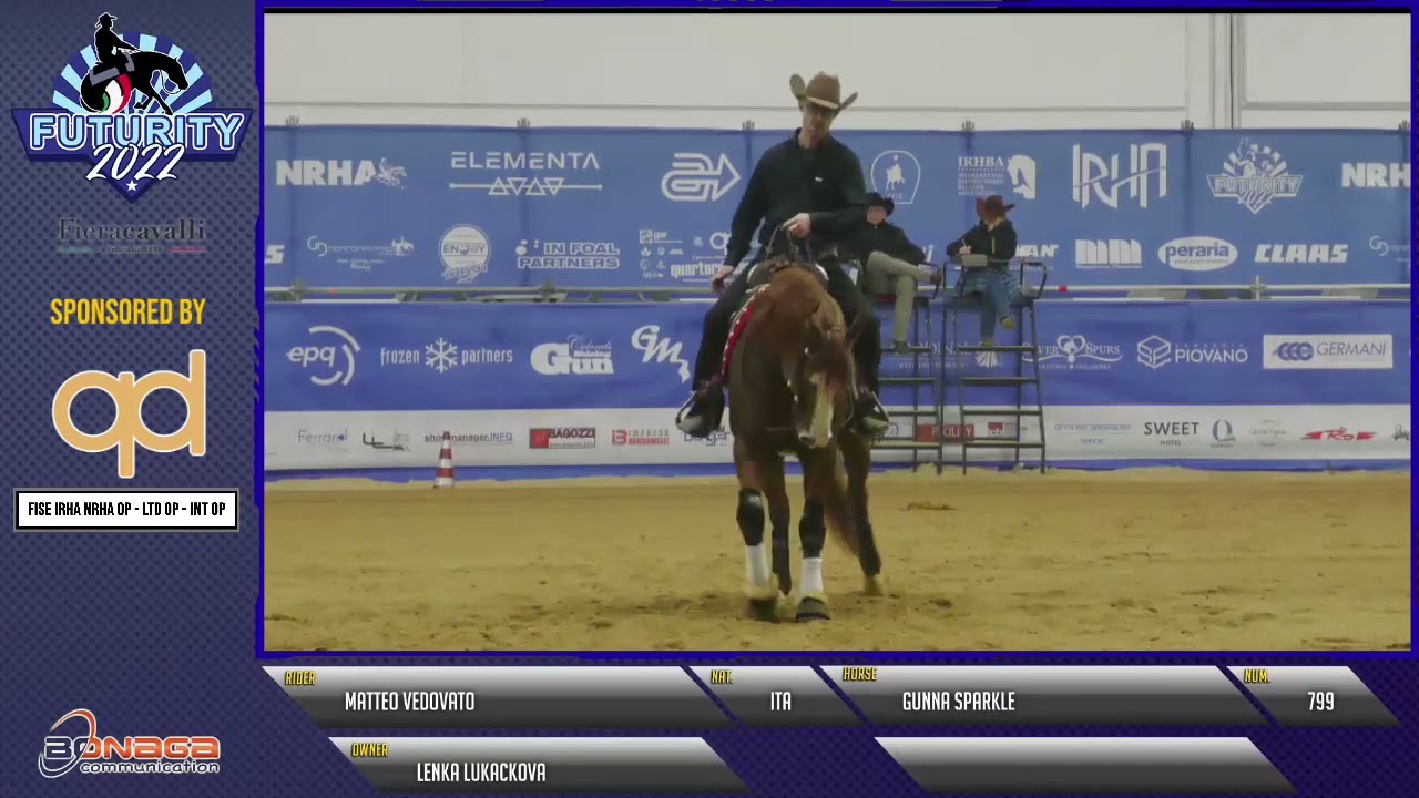 Futurity 2022 - MATTEO VEDOVATO & GUNNA SPARKLE score 223,5