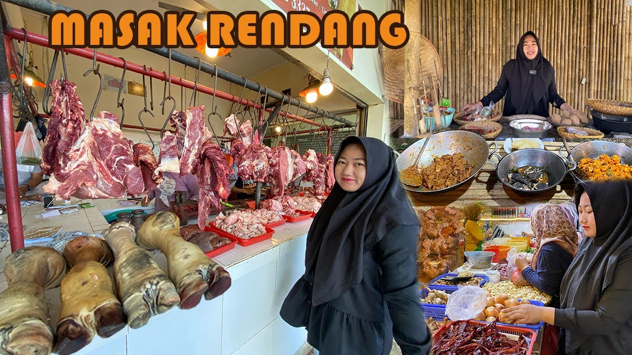 MASAK PERSIAPAN LEBARAN DIKAMPUNG , MASAK RENDANG ,BABAT , GORENG ULI COCOL KENTANG DIMALAM TAKBIRAN