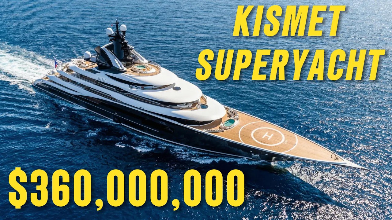 Экскурсия по суперъяхте KISMET стоимостью 360 миллионов долларов | Роскошный тур