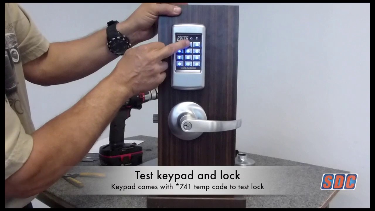 EntryCheck® E75 Standalone Electronic Keypad Installation