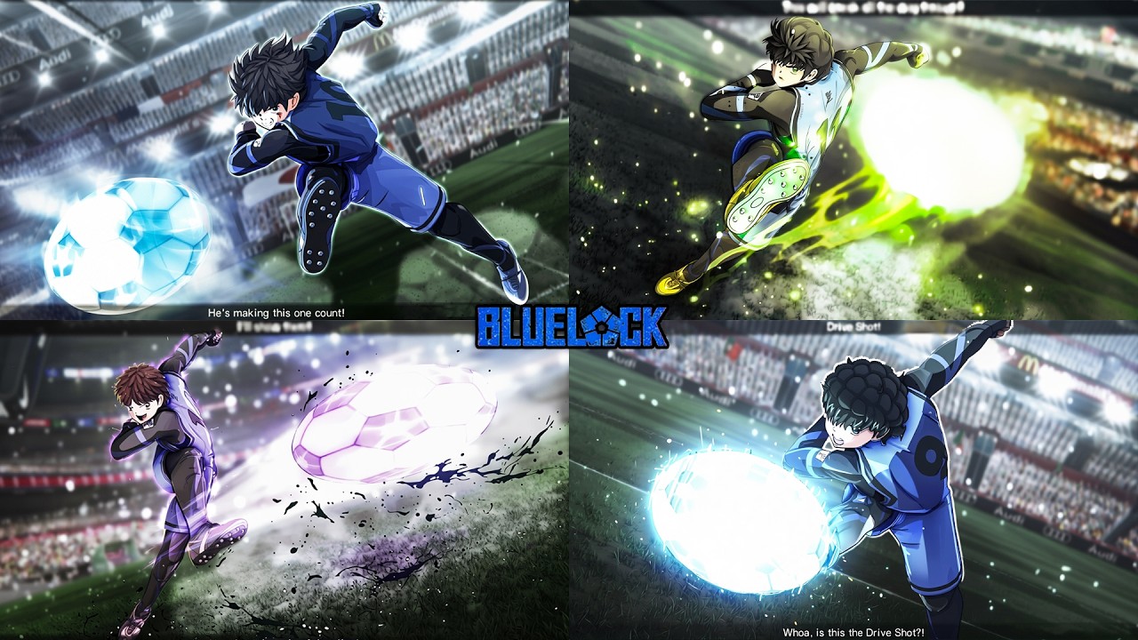 All Super Shots – Blue Lock Outfits | Captain Tsubasa: Rise of New Champions