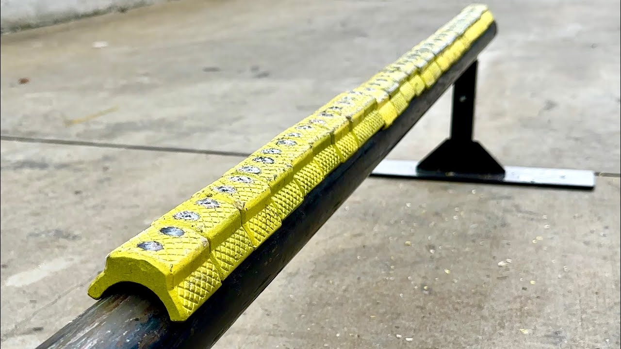 We built a Flatbar out of Skate Stoppers