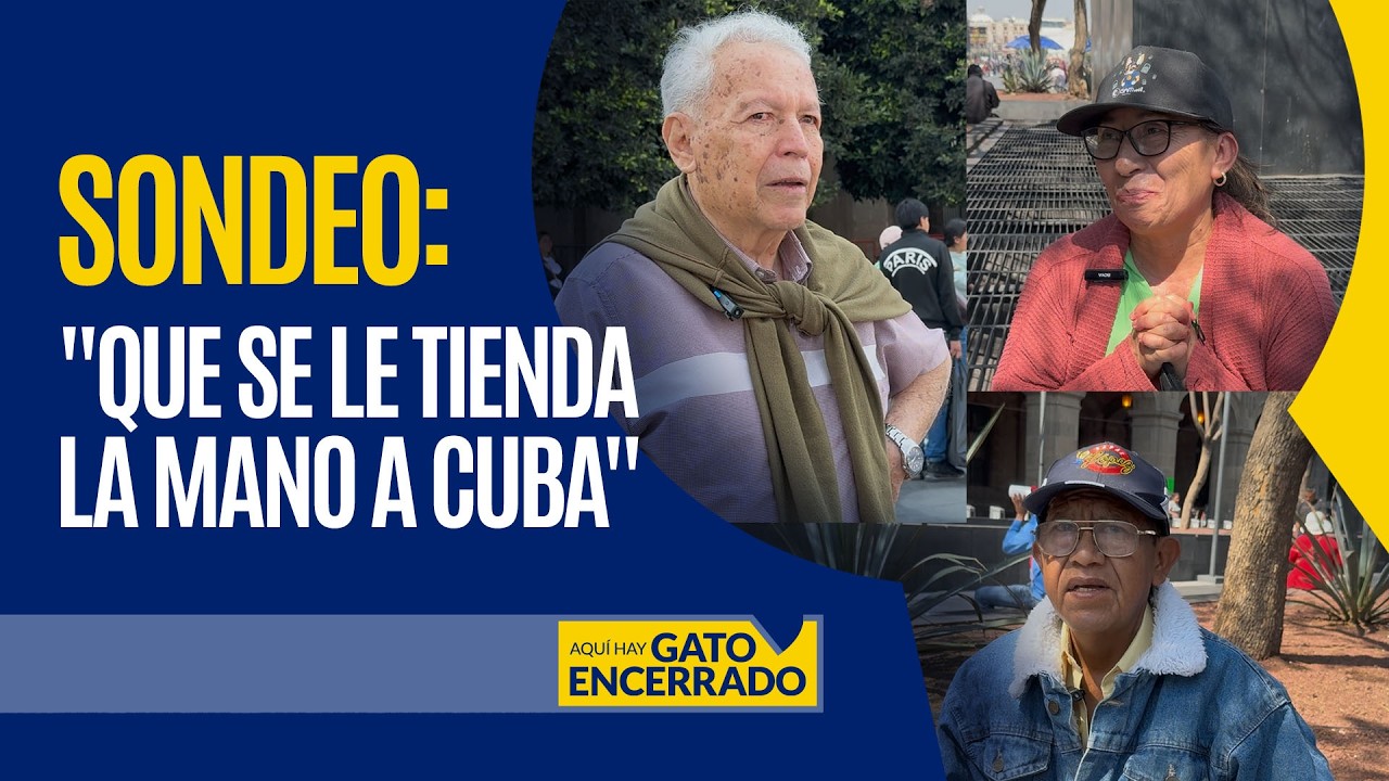 #SONDEO ¬ Aprueban ayuda humanitaria de México a Cuba