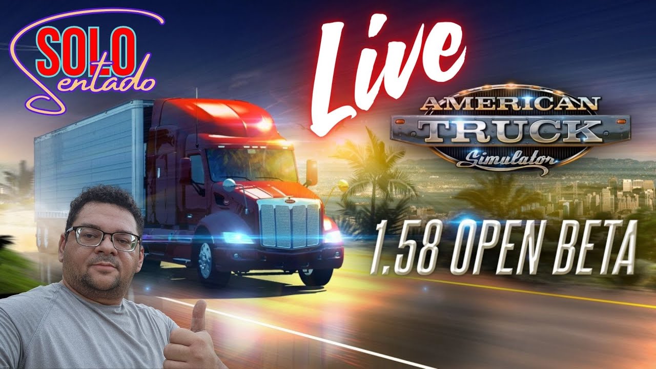 ATUALIZAÇÃO 1.58 - American Truck Simulator - Beta Aberto #ats  #ets2 #gameplay #livestream