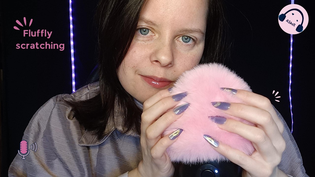 ASMR | Fluffy mic scratching full relaxing