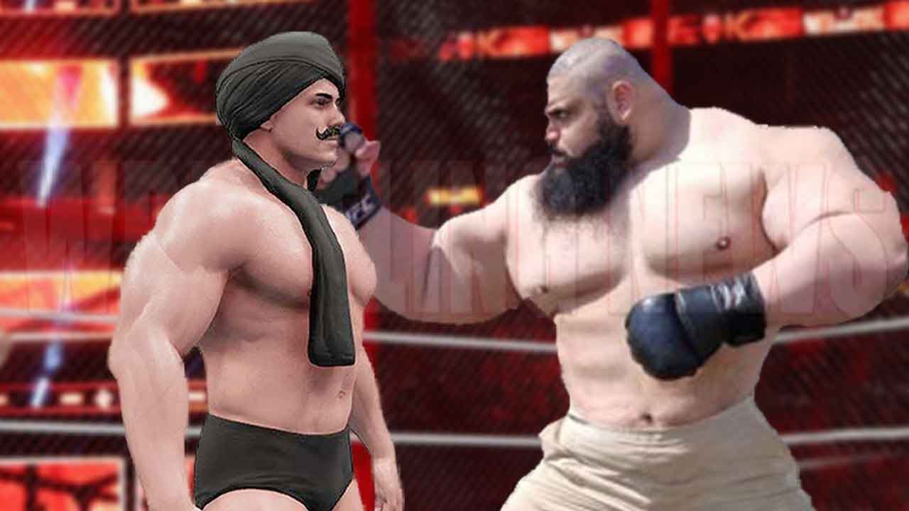 Dara Singh vs Sajad Gharibi  Hell in a Cell Match