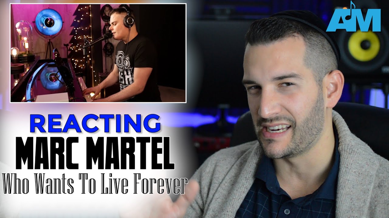 VOCAL COACH reacts to MARC MARTEL singing WHO WANTS TO LIVE FOREVER