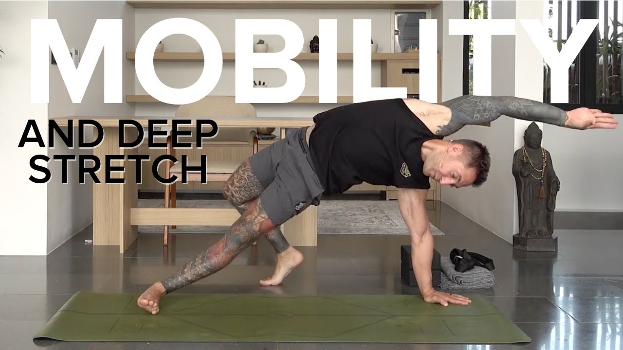Mobility with Deep Stretches | Fun 35-Minute Myofascial Integrated Stretching with Dylan Werner