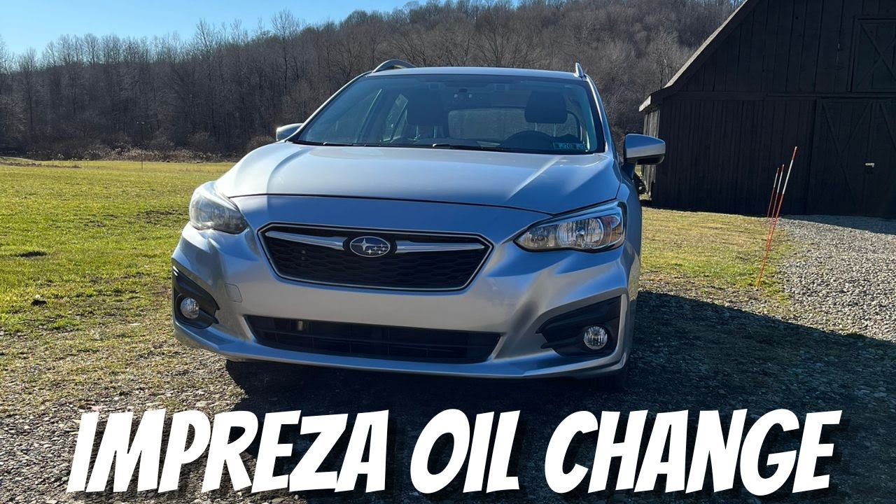 How To Change Oil 2012-2024 Subaru Impreza | Easy DIY Oil Change