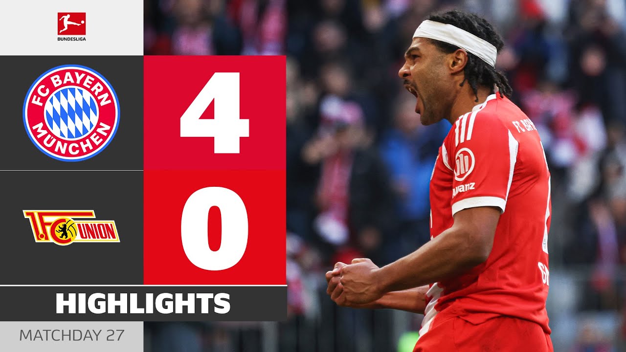 Gnabry-Brace in Marvellous Win! | FC BAYERN - UNION BERLIN | Highlights | Matchday 27 &ndash; Bundesliga