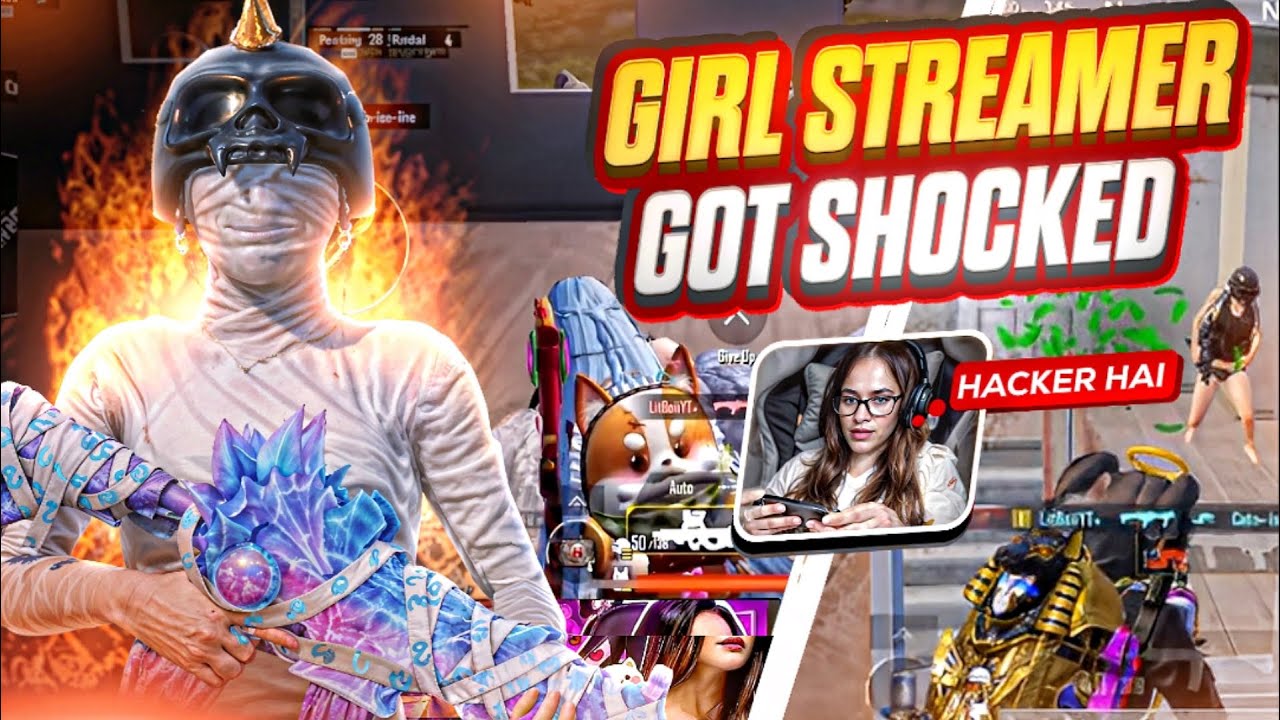 Girl Streamer Got Mini Heart Attack😂🔥| BGMI/PUBG Highlights 🔱
