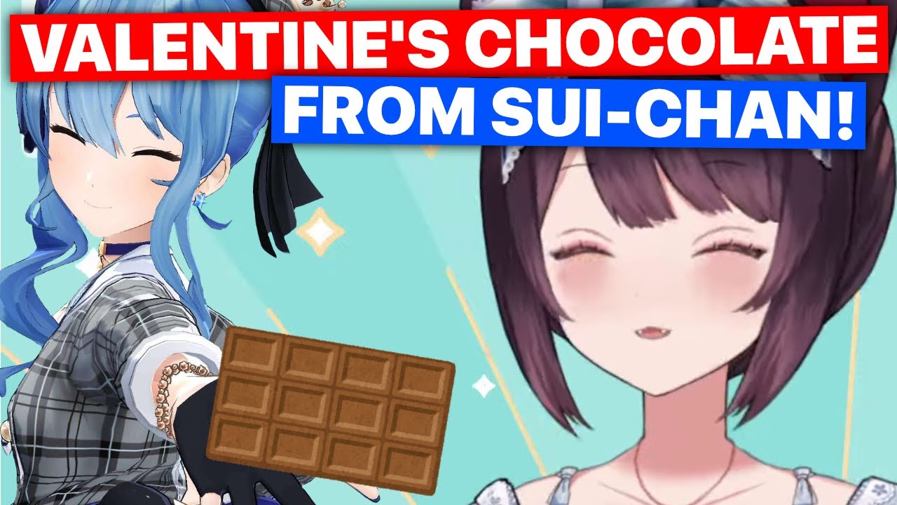 Suisei Gave Toko Valentine's Chocolates (Inui Toko / Nijisanji & Suisei / Hololive) [Eng Subs]