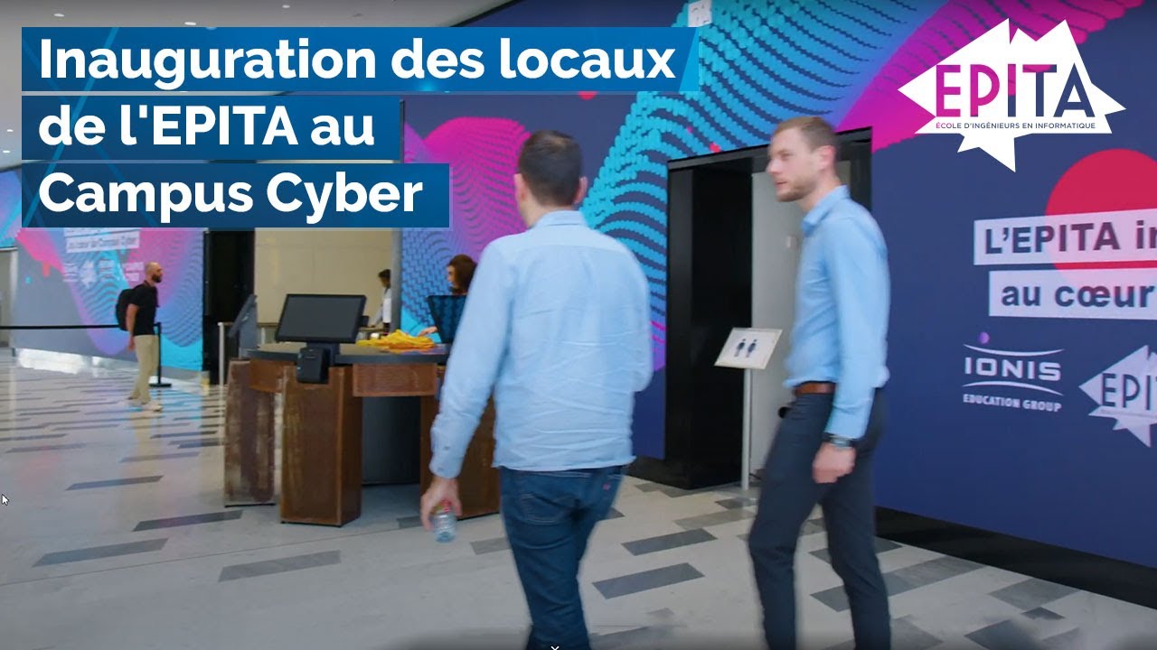 Inauguration des locaux de l'EPITA au Campus Cyber