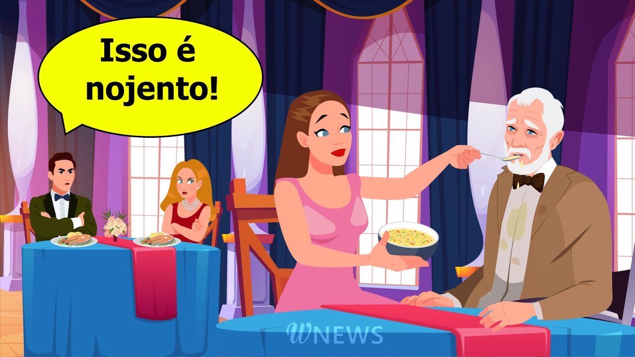 Tendo ido com uma velha mãe a um restaurante, a menina recebeu um mar de humilhação