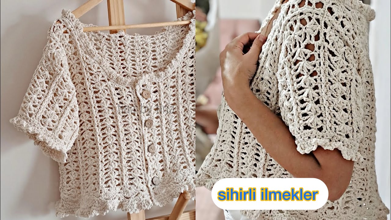 Замечательный, простой и стильный весенний кардиган 🌸