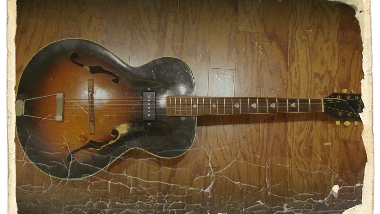 Vintage 1950s / 1960s Kay Archtop Pickup Install