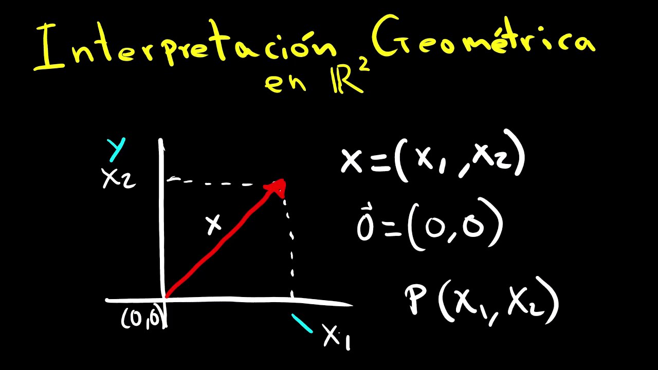 INTERPRETACIÓN GEOMETRICA DE UN VECTOR EN R^2