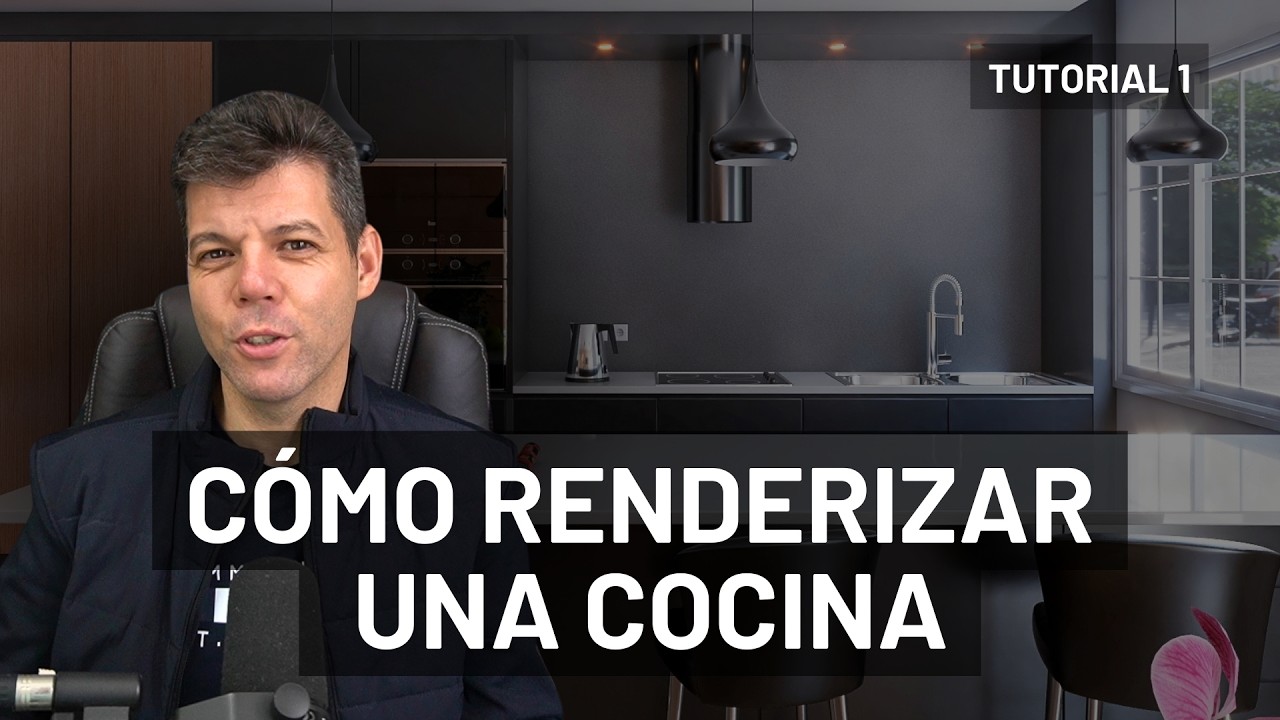 Cómo Renderizar una Cocina con V-Ray - Tutorial 1 - Configuración para fotorrealismo