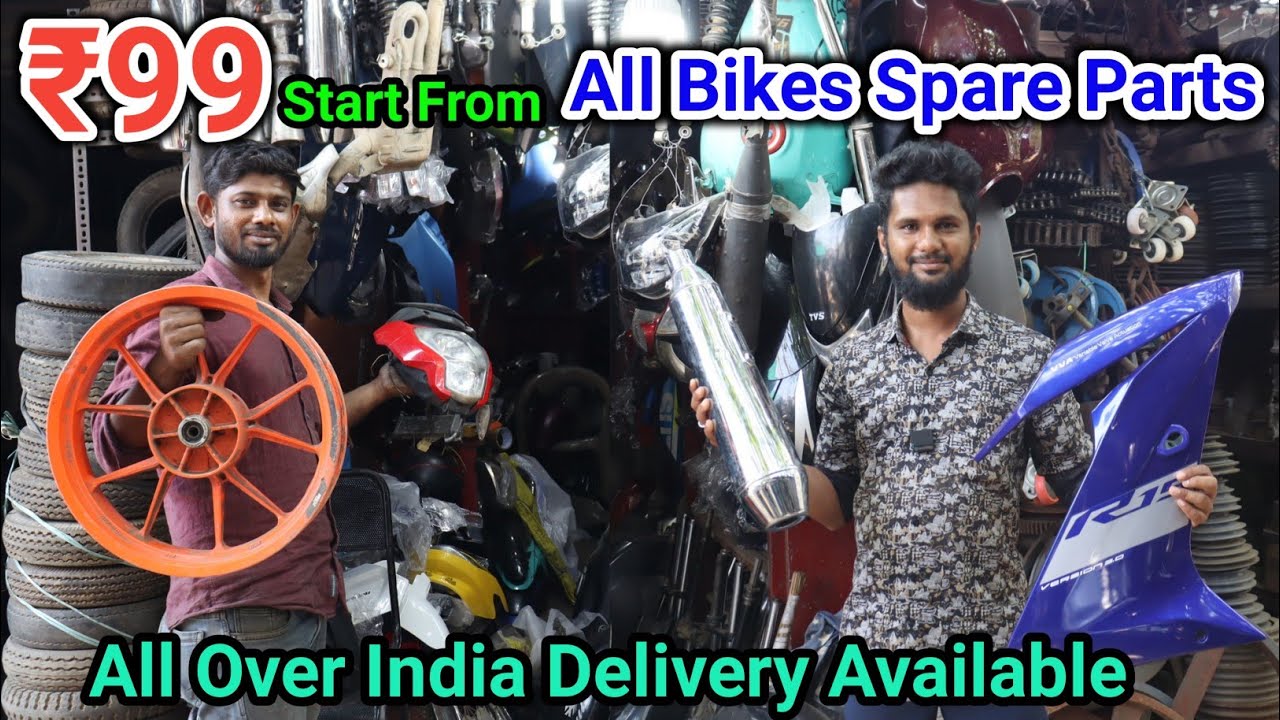 New & Old Bike 🏍️ Spare Parts Shop | Bike Spare Parts | Trending Bike Accessories | Ukkadam Market