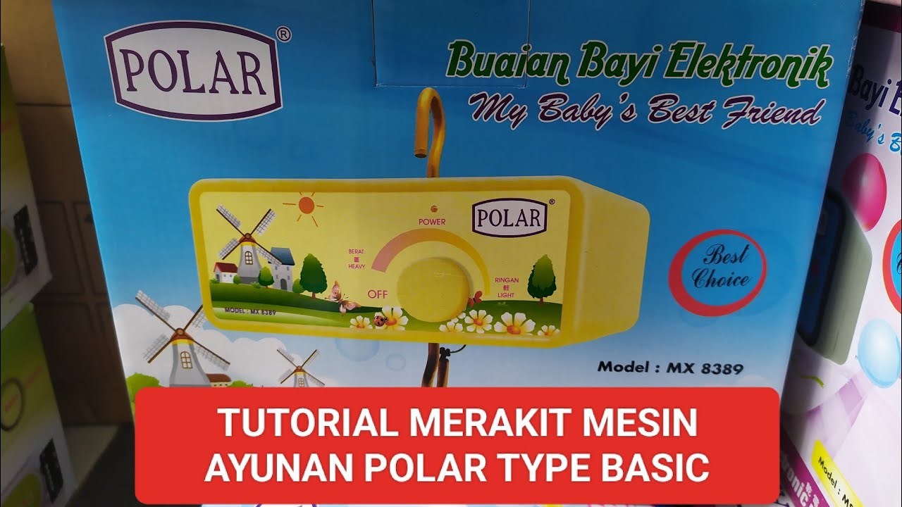 (UNBOXING) TUTORIAL PEMASANGAN MESIN AYUNAN MERK POLAR TYPE BASIC