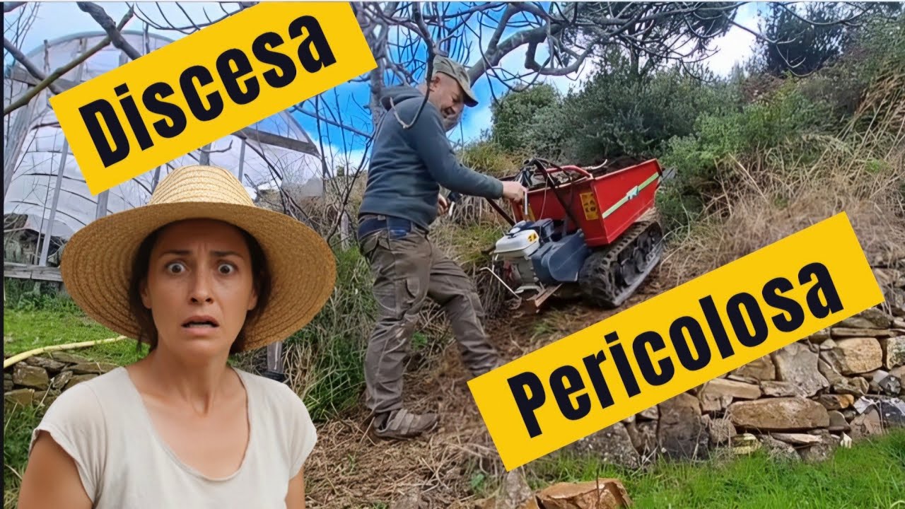 Test estremo: come scendere un pendio ripidissimo con la Motocarriola cingolata  chi vincerà?