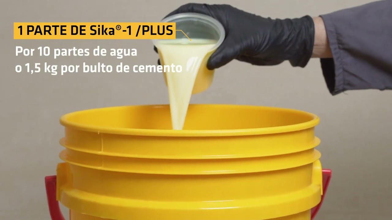 Sika&reg;-1 Plus - Aditivo para impermeabilizar morteros