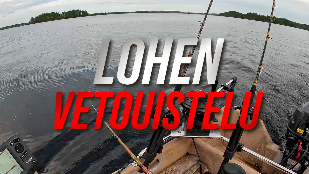 Lohen vetouistelua by Topi Kankkunen - Kelojen arvonta 24.9 asti