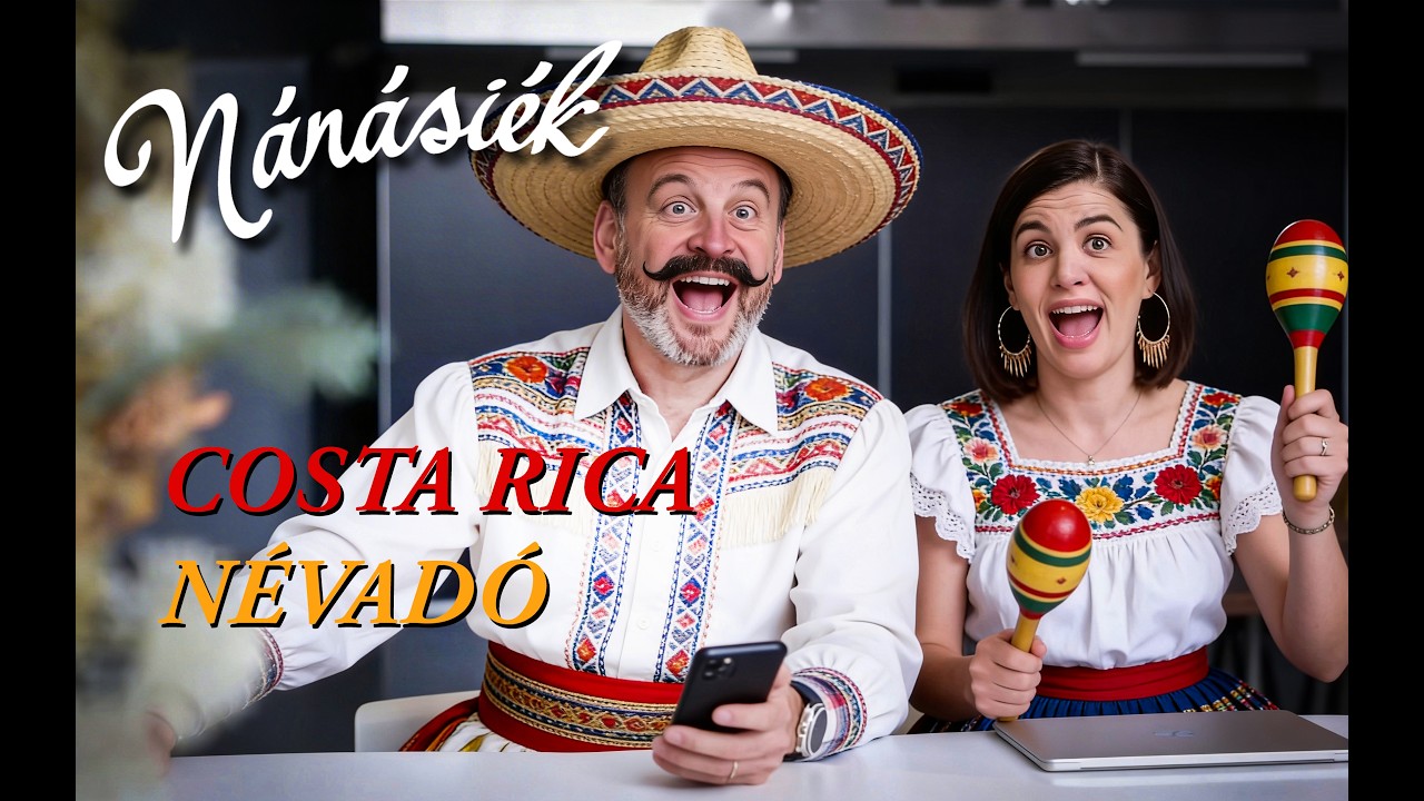 NÉVADÓ AZ ÚJ VLOGHOZ - Nánásiék Costa Rica-n