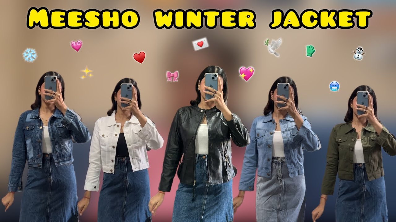 MEESHO WINTER JACKETS😍| DENIM JACKET |AFFORDABLE JACKETS | #meesho #fashion #winterhaul #meeshohaul