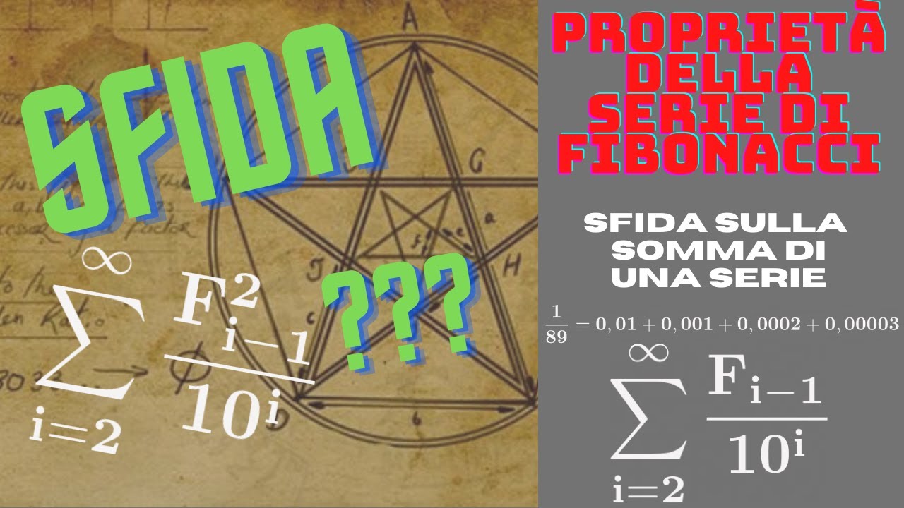 SFIDA SULLA SERIE DI FIBONACCI: QUANTO FA 1/89???