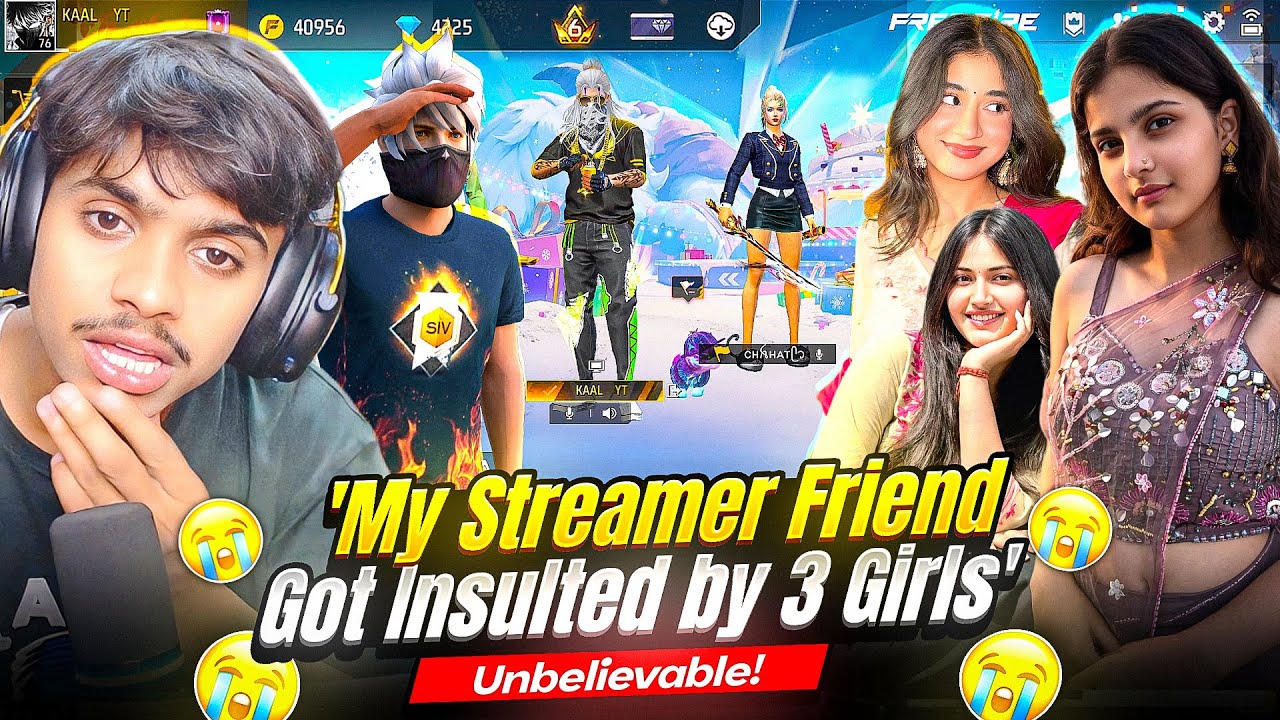 My Streamer Friend Got Insulted 😱 by 3 Girls… Unbelievable!