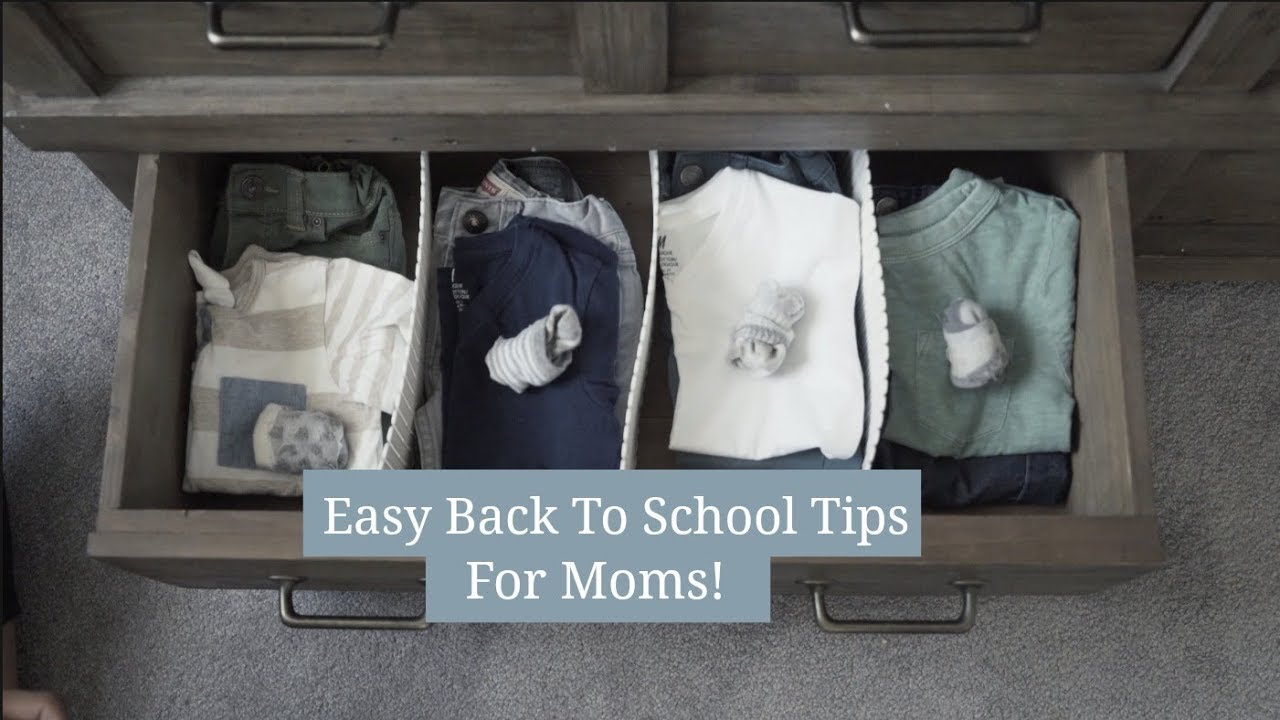 Easy Back To School Tips For Moms