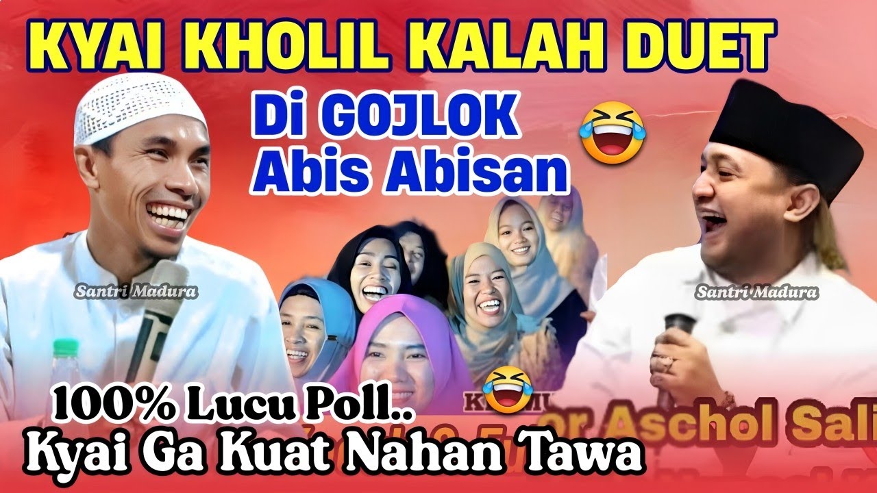 Duet Paling Lucu 🤣 Baru Kali Ini Kyai Kholil Yasin Kena Gojlok Abis Abisan Rkh Karror Ascal