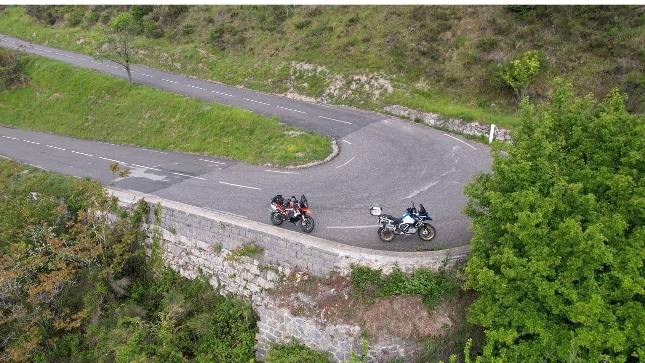BMW R1250 GSA on & offroad - l'arrière pays Niçois - Episode 2