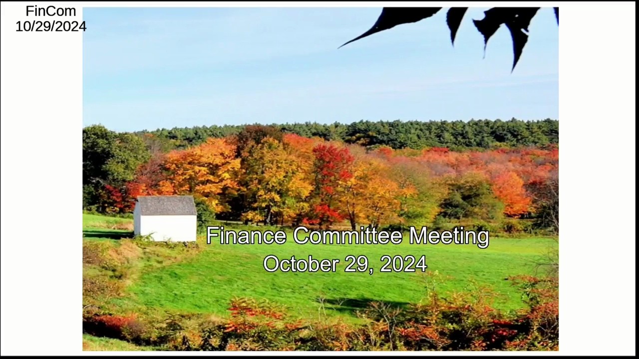 Finance Committee - October 29, 2024