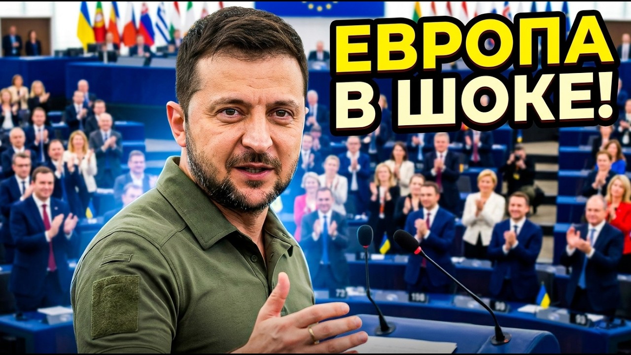 ЕВРОПА рукоплещет ЗЕЛЕНСКОМУ! Речь объединившая КОНТИНЕНТ!  Суть Войны, Единства и Демократии!