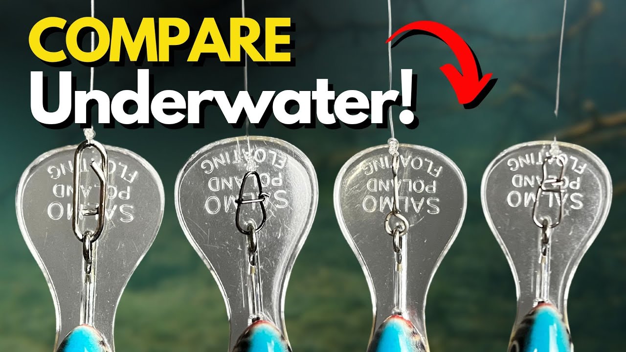 Do Snaps ACTUALLY Make Lure Action BETTER? (Side-by-Side Look Underwater)