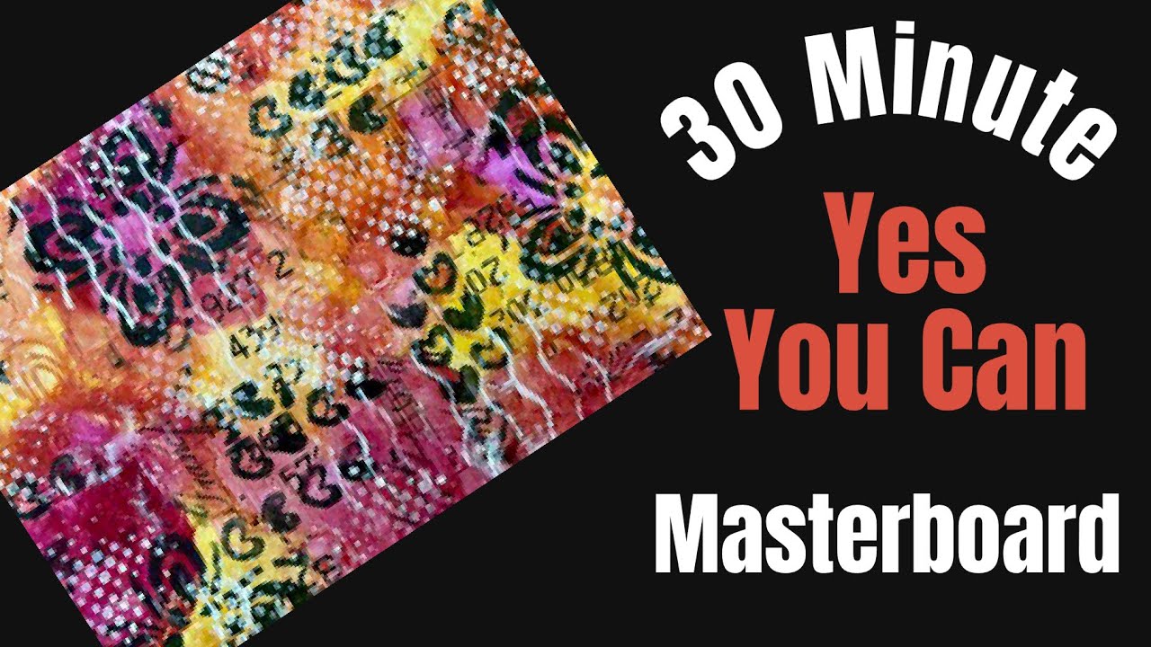 MASTERBOARD IN 30 MINUTES - Warm Vibrant Color Scheme
