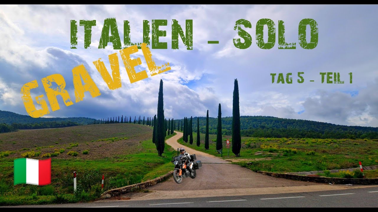 Solo-Motorradtour Italien - Tag 5, Teil 1: Weinlandschaft & Schotter | Route, Orte & Kosten 🇮🇹