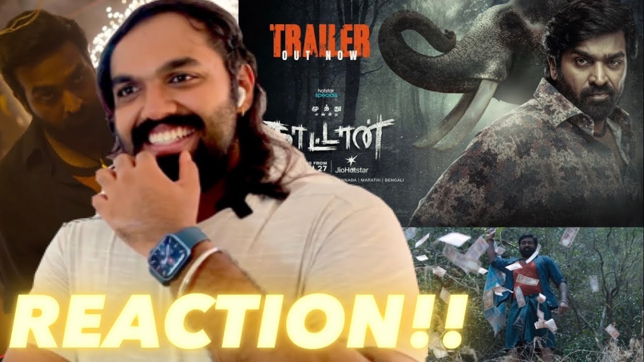 Muthu Engira #Kaattan Trailer, INTERESTINGG! ( REACTION!! )
