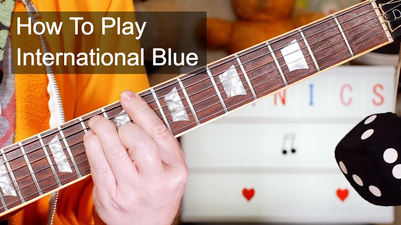 'International Blue' Manic Street Preachers Guitar Lesson