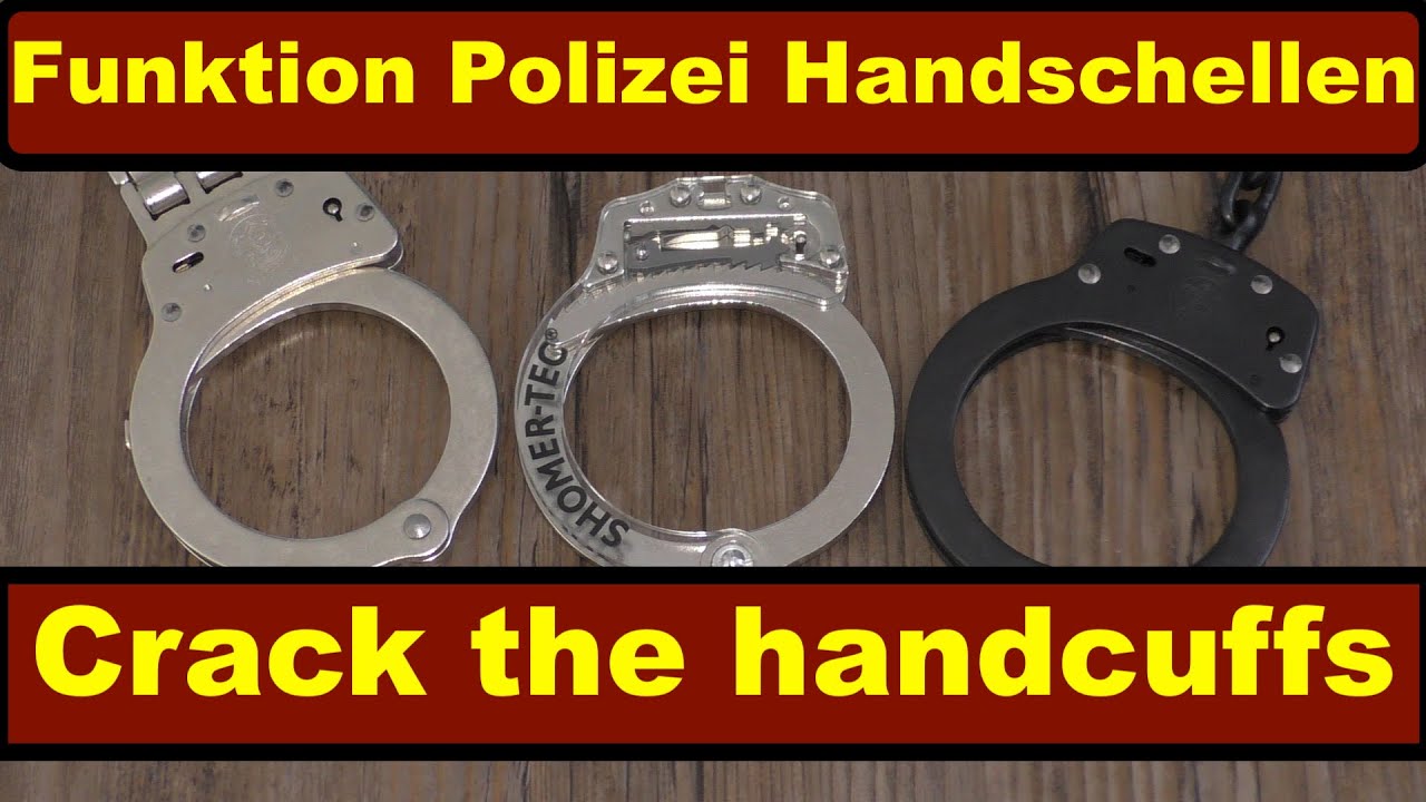 Handschellen mit Draht öffnen/Crack Handcuffs/Наручники трещины/Pęknięte kajdanki/Handfessel/Polizei