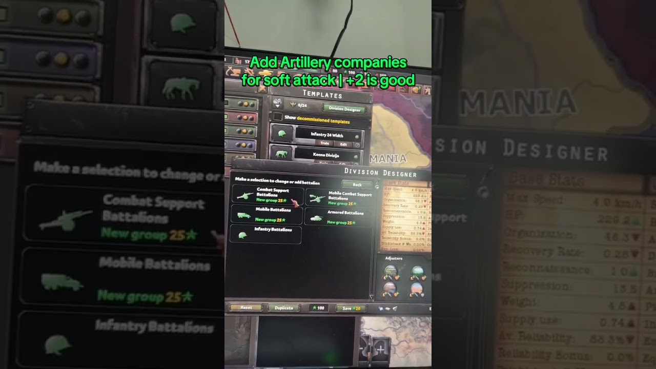 BEST Infantry Division Template in HOI4 #hoi4 #heartsofironiv
